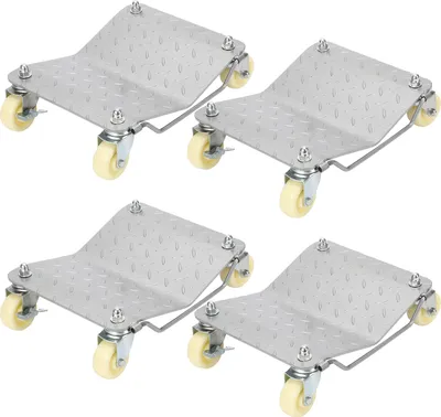 Produktbild von TolleTour 4pcs Rangierhilfe Wagenheber Rangierroller Rangierheber Autowerk