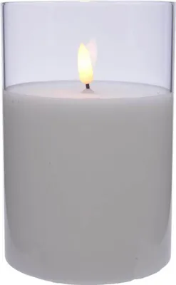 Produktbild von Lumineo LED Kerze Wachs Indoor Ø 10 x 15 cm