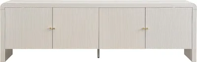 Produktbild von TV-Möbel mit 4 Türen – MDF – Beige und Gold – MIRENALO