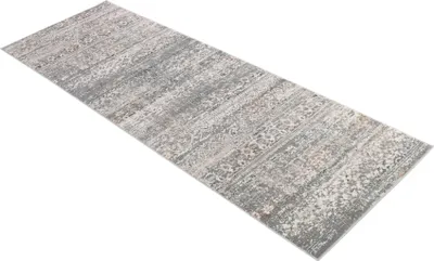 Produktbild von Tapiso Teppichläufer VALLEY Modern Grau Schlafzimmer 120 x 300 cm