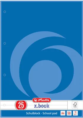 Produktbild von Herlitz 10354983, A4, 50 Blätter, 70 g/m², Universal