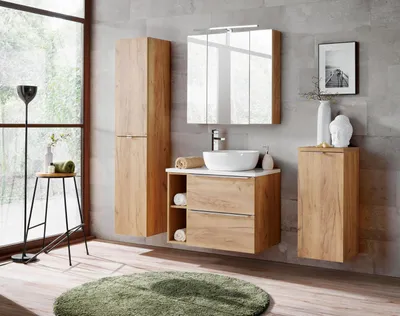 Obrázek produktu pro Designový koupelnový nábytek koupelna 5 ks sada skříňka umyvadlo koupelnový nábytek sety