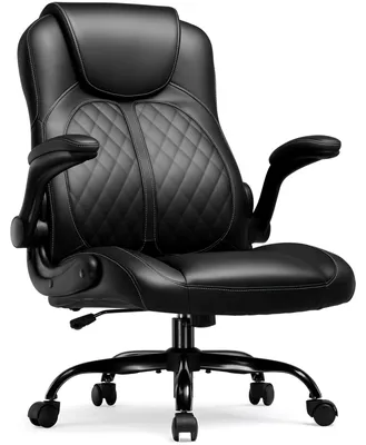 Zdjęcie produktu dla Krzesło gamingowe – Ergonomiczne krzesło biurowe – Krzesło dla graczy – Składane podłokietniki – Funkcja bujania