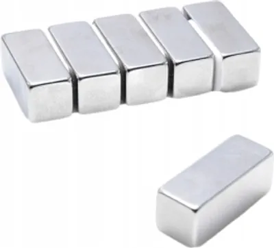 Produktbild von Neodym Magnete  25x10x10 N38 1 Stück, Extrem stark, Magnettafeln, Kühlschränke, Whiteboards, DIY