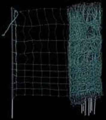 Obrázok produktu pre Kerbl Begrenzungszaun Camping Net mit Einzelspitze L x H 20 m x 80 cm, grün