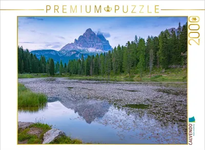 Produktbild von CALVENDO Puzzle Antornosee mit den Drei Zinnen | 2000 Teile Lege-Größe 90x67cm Foto-Puzzle für glückliche Stunden
