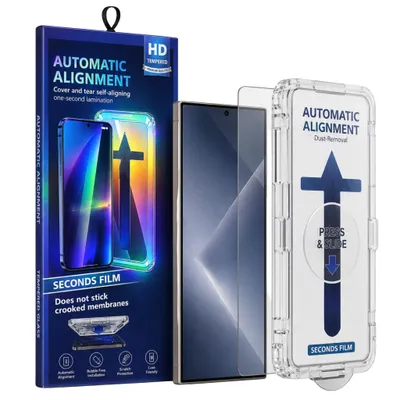 Produktbild von Panzerfolie Displayschutz Hartglas für Samsung Galaxy S24 /S25 + Anbringhilfe