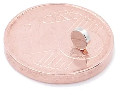 Produktbild von Brudazon | 80 Scheibenmagnete 3x1 mm | N52 Klasse Neodym Magnete | Modellbau