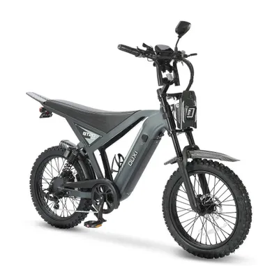 Produktbild von OUXI GT20 Pro Elektrisches Skinnybike - Blinker - NFC-Chip - 250W Motor - 7 Gänge - 65 km Reichweite - Hydraulische Scheibenbremsen - Dunkelgrau