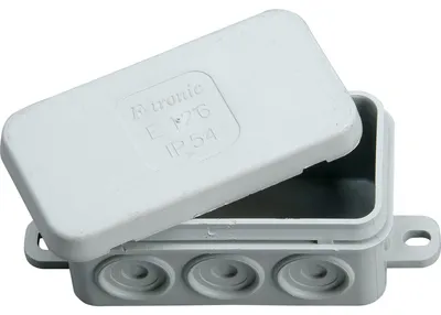 Image de Boîte de dérivation saillante - IP54 - 86 x 44 x 40 mm - 6 entrées