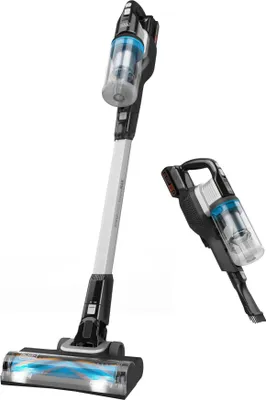 Immagine prodotto di Black & Decker BHFEB520D1-QW stick vacuum/electric broom Battery Dry Cyclonic Bagless Black, Silver, Transparent 2 Ah