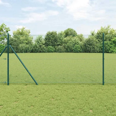 Produktbild von vidaXL Doppelstabmattenzaun 1000 x 140 cm Grün