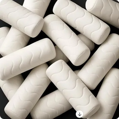 Produktbild von "TraumWOHL" NACKENROLLE 1er Set Allergiker-geeignet, Polyester,  Reißverschluss, individuell nachfüllbar 300 g  GERMANY