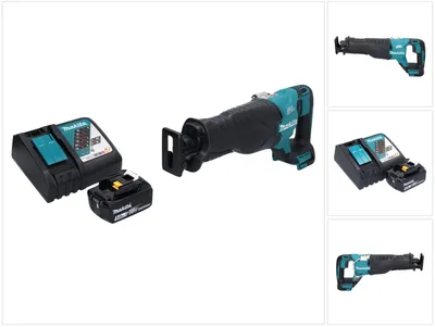 Image de Makita DJR 187 RT1 Scie sabre sans fil 18 V brushless + 1x Batterie 5,0 Ah + Chargeur