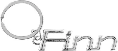 Productafbeelding van Cool car keyrings - Auto sleutelhanger met naam Finn