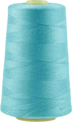 Produktbild von 4572m Qualitäts Overlock-Garn Overlock-Nähgarn  Farbe 821 - 860, Farbe:A831 zartes azurblau