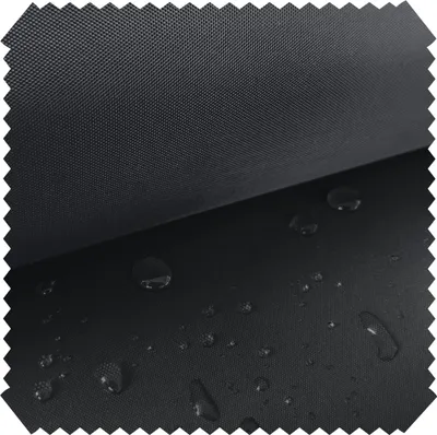 Produktbild von novely® OXFORD LIGHT - Reißfester Outdoorstoff - Wasserabweisender Polsterstoff - Pflegeleichte Meterware 1lfm - Farbe: 03 Schwarz