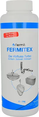 Produktbild von Fermit Fermitex Rohrreiniger 1kg Pulver Granulat 12001