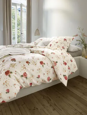 Produktbild von Irisette GmbH & Co. KG Edel-Feinbiber Bettwäsche Set Koala-J 8627 Farbe rot Größe 140x200+70x90