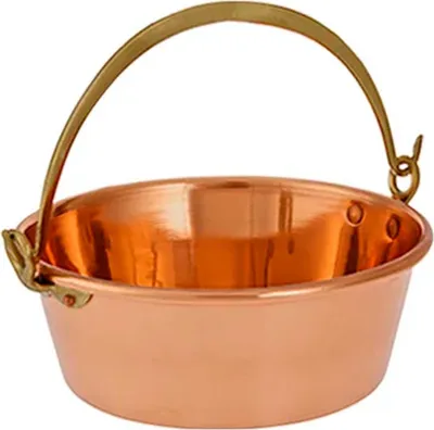 Image de Pot, Pöele pour la cuisson du porc, cuivre, diamètre: 10 cm