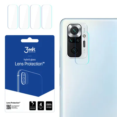 Zdjęcie produktu dla Ochrona obiektywu 3MK Lens Protect do Xiaomi Redmi Note 10 Pro 4szt