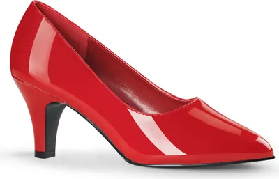Produktbild von DIVINE-420 Damen Pumps von Pleaser Pink Label, Rot , EU 45, US 15