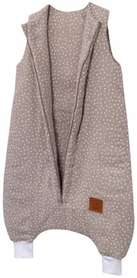 Produktbild von Infantilo Musselin Baby Schlafsack DOTS Beige