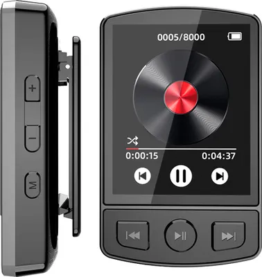 Produktbild von odtwarzacz MP3 64 GB Bluetooth 5.0 z głośnikiem ▏Odtwarzanie wideo ▏Radio FM ▏Dyktafon ▏Czytnik książek ▏Angielski Niemiecki ▏Klips ▏Odtwarzacz MP3