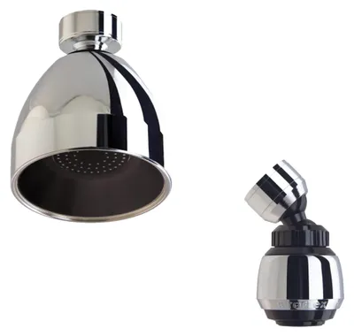 Productafbeelding van Siroflex 2765/5 W "Combi", set met waterbesparende douchekop + straalregelaar