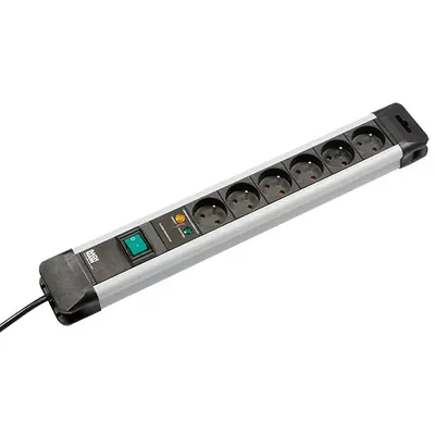 Image de BACHMANN CONNECTUS 6xUTE 1xSPD 1xinterrupteur courant 2,0m CEE7/7
