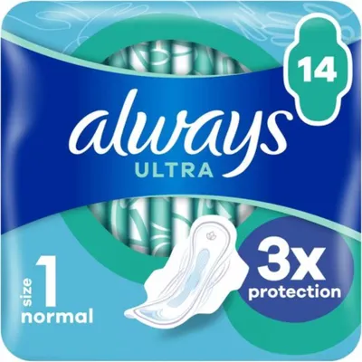 Produktbild von Always – Damenbinden – Ultra Normal Plus – 14 Damenbinden - 1 Stück