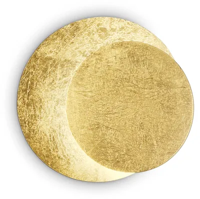 Produktbild von Zeitgenössische Wandleuchte Tick Metall Gold 1 Licht 7,5W 3000K Warmes Licht