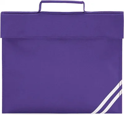 Image de Quadra QD456 | Classic Book Bag / 36 x 30 cm - Couleur : Violet - Taille : 36 x 30 cm
