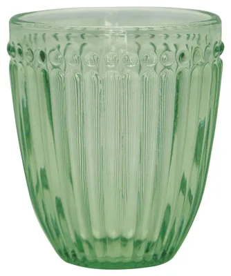 Image de Verre décoré Alice Vert pâle