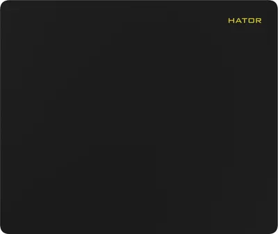 Produktbild von HATOR Tonn L, Schwarz, Einfarbig, Gummi, Anti-Rutsch-Basis, Gaming-Mauspad