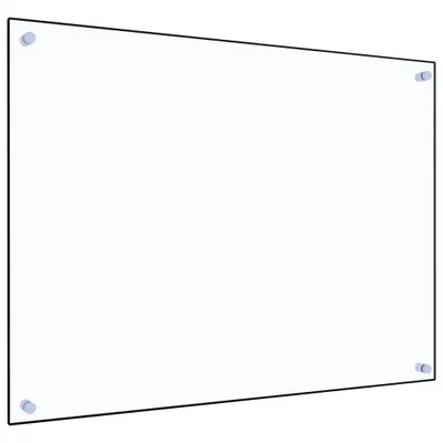 Obrázok produktu pre Kuchynská zástena, priehľadná 80x60 cm, tvrdené sklo