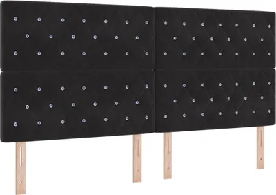 Obrázok produktu pre vidaXL Čelo postele s opierkou hlavy čierne 200 cm Imitácia kože