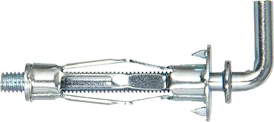 Produktbild von Fischer 519780, Schraubhaken & Dübelsatz, Gipsfaserplatten, Gipskarton, Metall, 8 mm, 32 mm, 8 mm