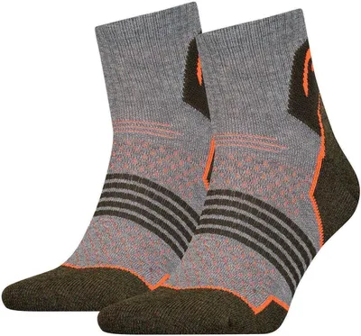 Produktbild von 2er Pack HEAD Quarter Wandersocken Unisex forest 35-38