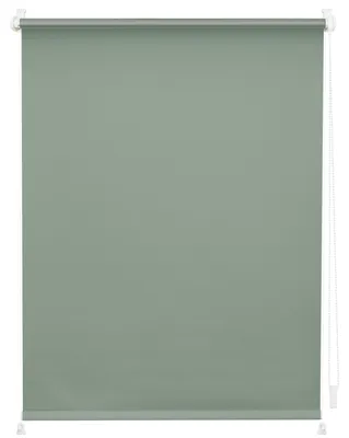 Produktbild von Lichtblick Rollo Klemmfix, ohne Bohren, verspannt, Verdunkelung Salbei, 200 cm, 80 cm x 200 cm (B x L)