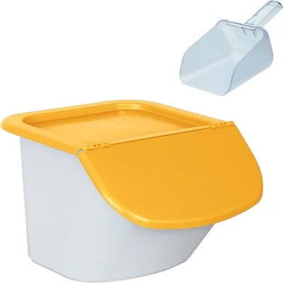 Produktbild von BRB Futterbehälter 15 Liter, Vorratsbehälter für Trockenfutter, inkl. Portionierschaufel