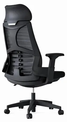 Produktbild von Ergonomischer Bürostuhl mit Kopfstütze und verstellbaren Armlehnen