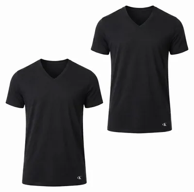 Produktbild von Calvin Klein 2er-Pack Herren-Unterhemden aus Baumwoll-Stretch mit V-Ausschnitt NP2929O