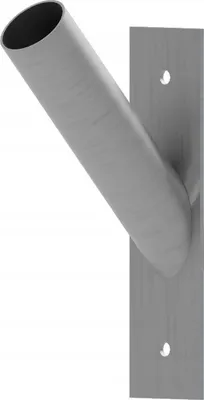 Produktbild von Flaggenhalter für 1 Flagge – Wandmontage für den Außenbereich, Edelstahl V2A, schmal, vertikal