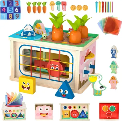 Immagine prodotto di Giocattoli Montessori per bambini di 1 anno - 1 scatola di stoffe Montessori - Giocattoli per bambini con tessuti di seta a partire dai 10 mesi - Giocattoli per lo sviluppo della motricità