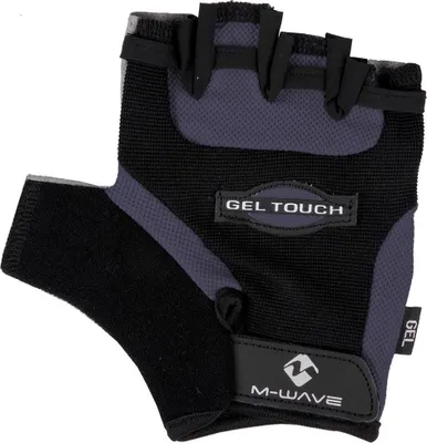 Immagine prodotto di M-Wave Glovers guanti da ciclismo a dita corte guanti da ciclismo mountain bike strada, colore:blu, taglia:L