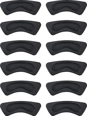 Produktbild von Schutzstifte für Damen, Selbstkleber, für Schuhe ohne Absatz, Schwarz, Paar.