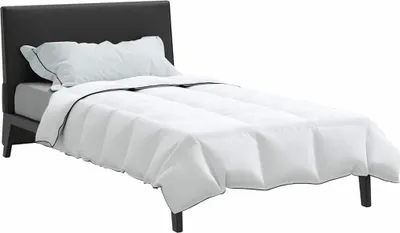 Zdjęcie produktu dla vidaXL Kołdra zimowa, biała, 135 x 220 cm, z pierzem