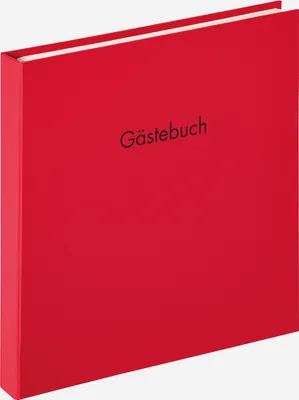 Produktbild von Walther, GB-206-R,Gästebuch Fun, 26x25 cm, rot