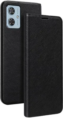 Zdjęcie produktu dla BigBen Connected, etui folio do Motorola G54 5G z funkcją uchwytu i kieszenią na karty, czarne